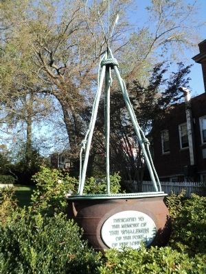 New London Whalemen Marker image. Click for full size.
