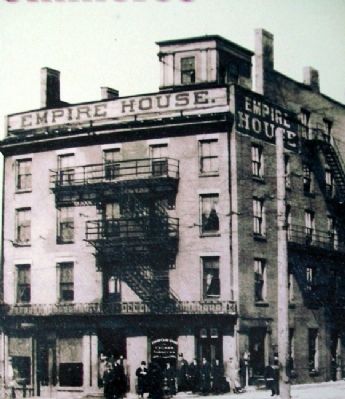 Empire House Photo on Creating Crossroads of Commerce Marker. Click for full size. Empire House Photo on Creating Crossroads of Commerce Marker image. Click for full size.