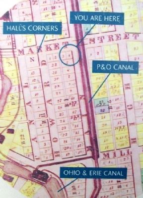 Map on Creating Crossroads of Commerce Marker. Click for full size. Map on Creating Crossroads of Commerce Marker image. Click for full size.