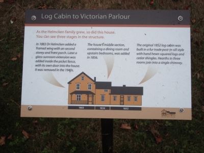 Log Cabin to Victorian Parlour Marker image. Click for full size.