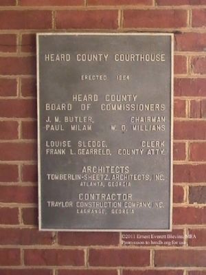 Head County Courthouse Marker image. Click for full size.