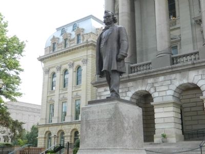 Stephen Douglas Monument on Capitol Grounds. Click for full size. Stephen Douglas Monument on Capitol Grounds image. Click for full size.