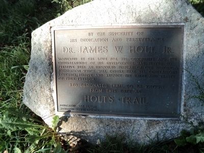 Holts Trail Marker. Click for full size. Holts Trail Marker image. Click for full size.