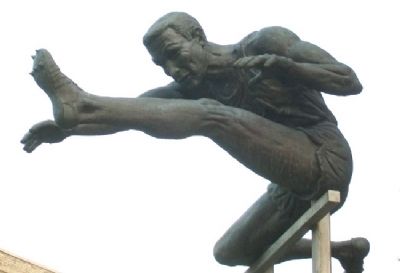 Glenn "Jeep" Davis Statue. Click for full size. Glenn "Jeep" Davis Statue image. Click for full size.