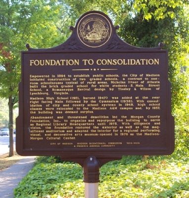 Foundation to Consolidation Marker. Click for full size. Foundation to Consolidation Marker image. Click for full size.
