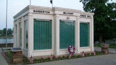 Barberton Military Honor Roll image. Click for full size.
