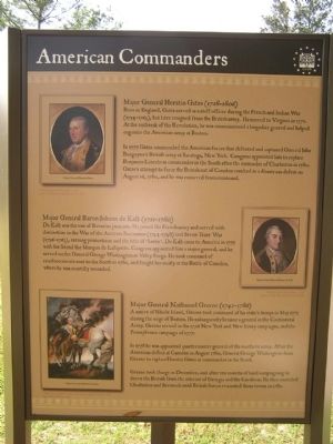 American Commanders Marker image. Click for full size.