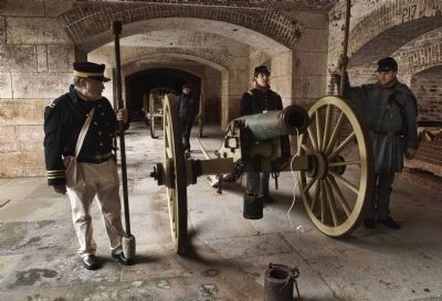Artillery Battery at Fort Point image. Click for full size.