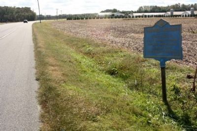 Gumboro Hundred Marker,looking south on Millsboro Highway (Delaware Route 24). Click for full size. Gumboro Hundred Marker,looking south on Millsboro Highway (Delaware Route 24) image. Click for full size.