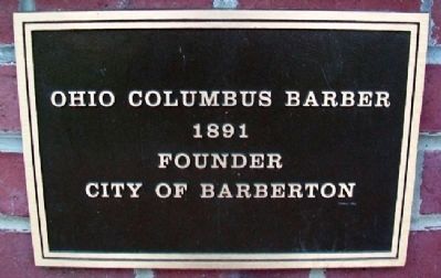 Ohio Columbus Barber Marker. Click for full size. Ohio Columbus Barber Marker image. Click for full size.