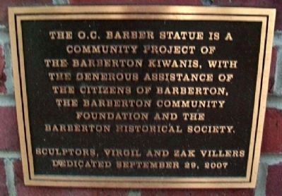 Ohio Columbus Barber Sponsor Marker. Click for full size. Ohio Columbus Barber Sponsor Marker image. Click for full size.
