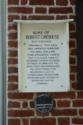 Home of Robert Limehouse Marker Including image. Click for full size.