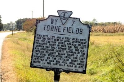 Towne Fields Marker image. Click for full size.