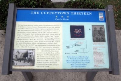 The Cuffeytown Thirteen CWT Marker image. Click for full size.