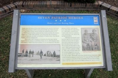 Seven Patriot Heroes CWT Marker image. Click for full size.