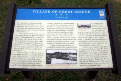 Village of Great Bridge CWT Marker image. Click for full size.