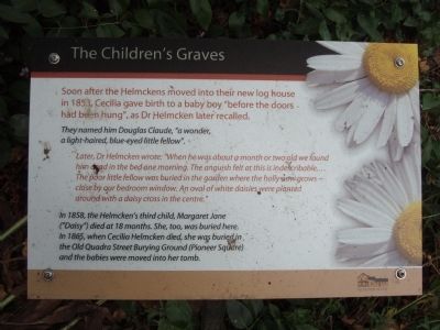 The Children’s Graves Marker. Click for full size. The Children’s Graves Marker image. Click for full size.