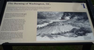 The Burning of Washington, D.C. Marker image. Click for full size.