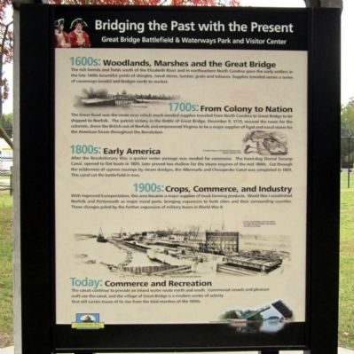 Bridging the Past with the Present Marker image. Click for full size.