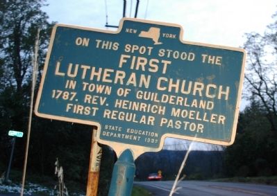 First Lutheran Church Marker. Click for full size. First Lutheran Church Marker image. Click for full size.