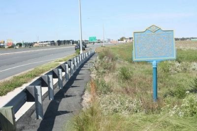 Site of Jacobs School #143 Marker, looking west along Route 404 image. Click for full size.