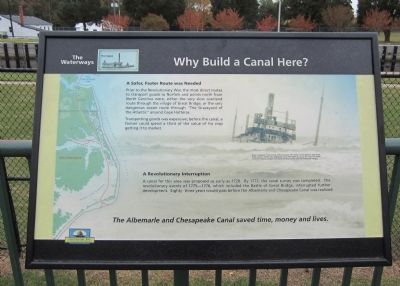 Why Build a Canal Here? Marker. Click for full size. Why Build a Canal Here? Marker image. Click for full size.