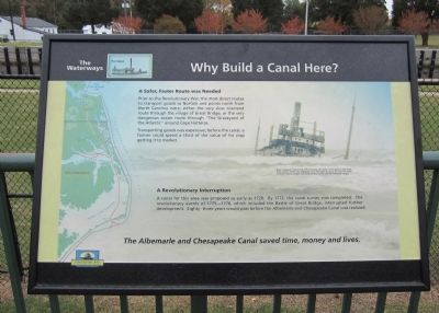Why Build a Canal Here? Marker image. Click for full size.