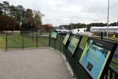 Great Bridge Lock Markers image. Click for full size.