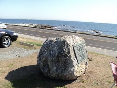 Marker on Ocean Drive. Click for full size. Marker on Ocean Drive image. Click for full size.