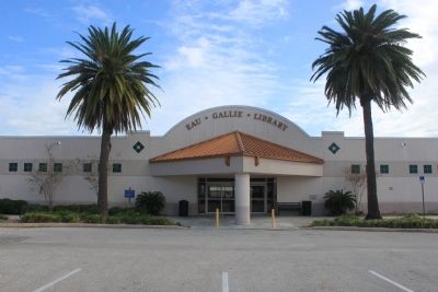 Eau Gallie Public Library Building image. Click for full size.