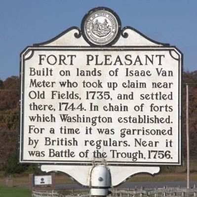 Fort Pleasant Marker image. Click for full size.
