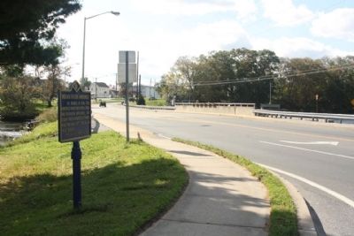 Indian River Hundred Marker, looking south along John J. Williams Highway. Click for full size. Indian River Hundred Marker, looking south along John J. Williams Highway image. Click for full size.