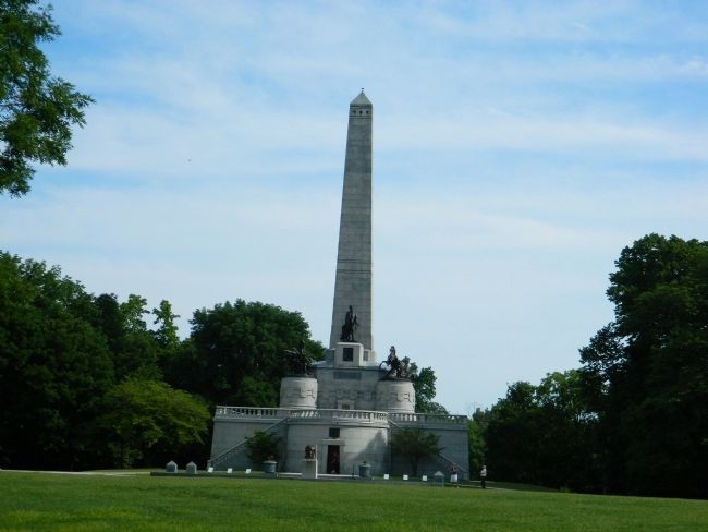 The Grave of Abraham Lincoln Marker image. Click for full size.