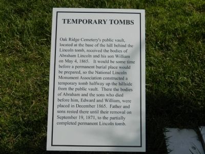 Temporary Tombs Marker image. Click for full size.