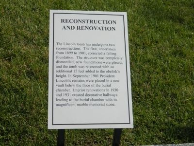 Reconstruction and Renovation Marker image. Click for full size.