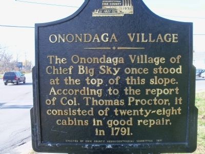 Onondaga Village Marker image. Click for full size.