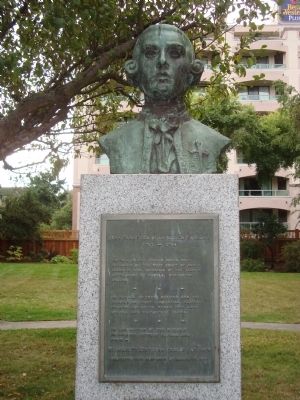 Juan Francisco de la Bodega y Quadra Marker and Bust. Click for full size. Juan Francisco de la Bodega y Quadra Marker and Bust image. Click for full size.