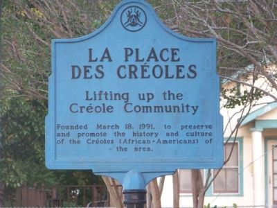 La Place De Creole Marker image. Click for full size.