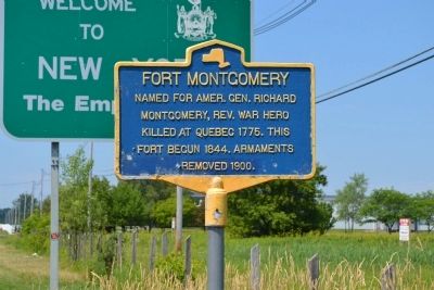 Fort Montgomery Marker image. Click for full size.