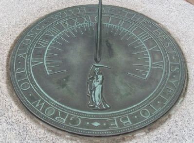 Sundial on Lawnfield Marker image. Click for full size.