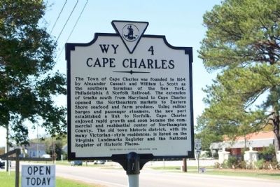 Cape Charles Marker image. Click for full size.