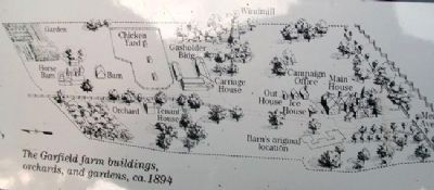 Map on Garfield's Farm Marker image. Click for full size.