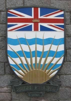 British Columbia - Heraldic Shield image. Click for full size.