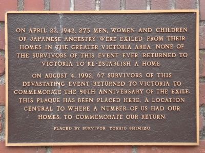 Japanese Internment Marker image. Click for full size.
