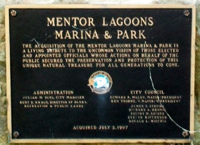 Mentor Lagoons Acquisition Marker image. Click for full size.