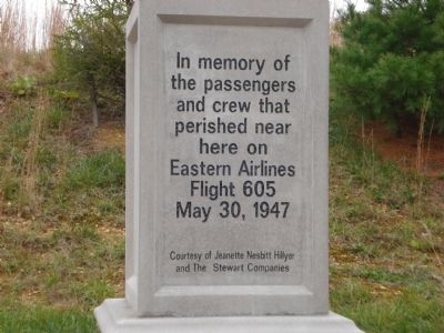 Flight 605 Marker image. Click for full size.