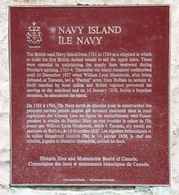 Navy Island Marker image. Click for full size.