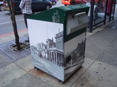A Trash Receptacle Made More Interesting image. Click for full size.
