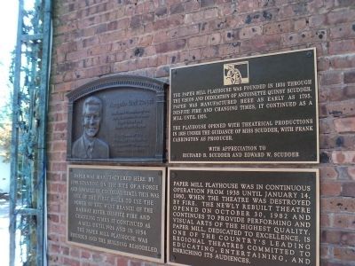 Markers at the Paper Mill Playhouse image. Click for full size.