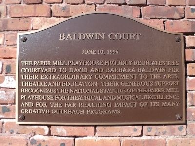 Baldwin Court Marker image. Click for full size.